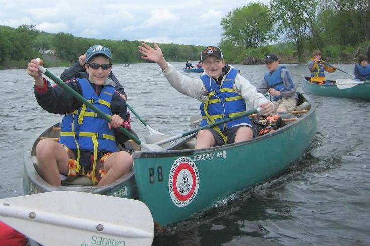 Scouts Canoeing