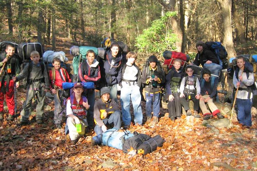 Scouts Hiking